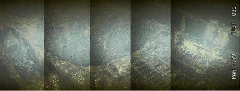Imagen de las inmediaciones del reactor 2 tomadas en febrero de este año. Foto: Tepco